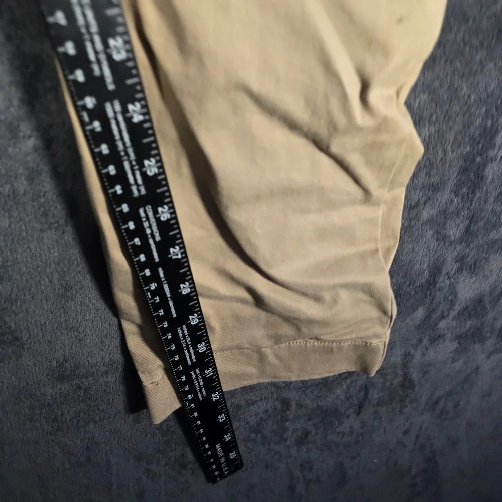 J.Crew Stretch Chinos‎ Pants Casual Everyday Khaki Beige W35 L32 Mens 35x32